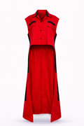 CHALECO ROJO LARGO