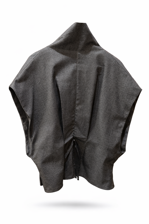 CHALECO DENIM NEGRO 1906