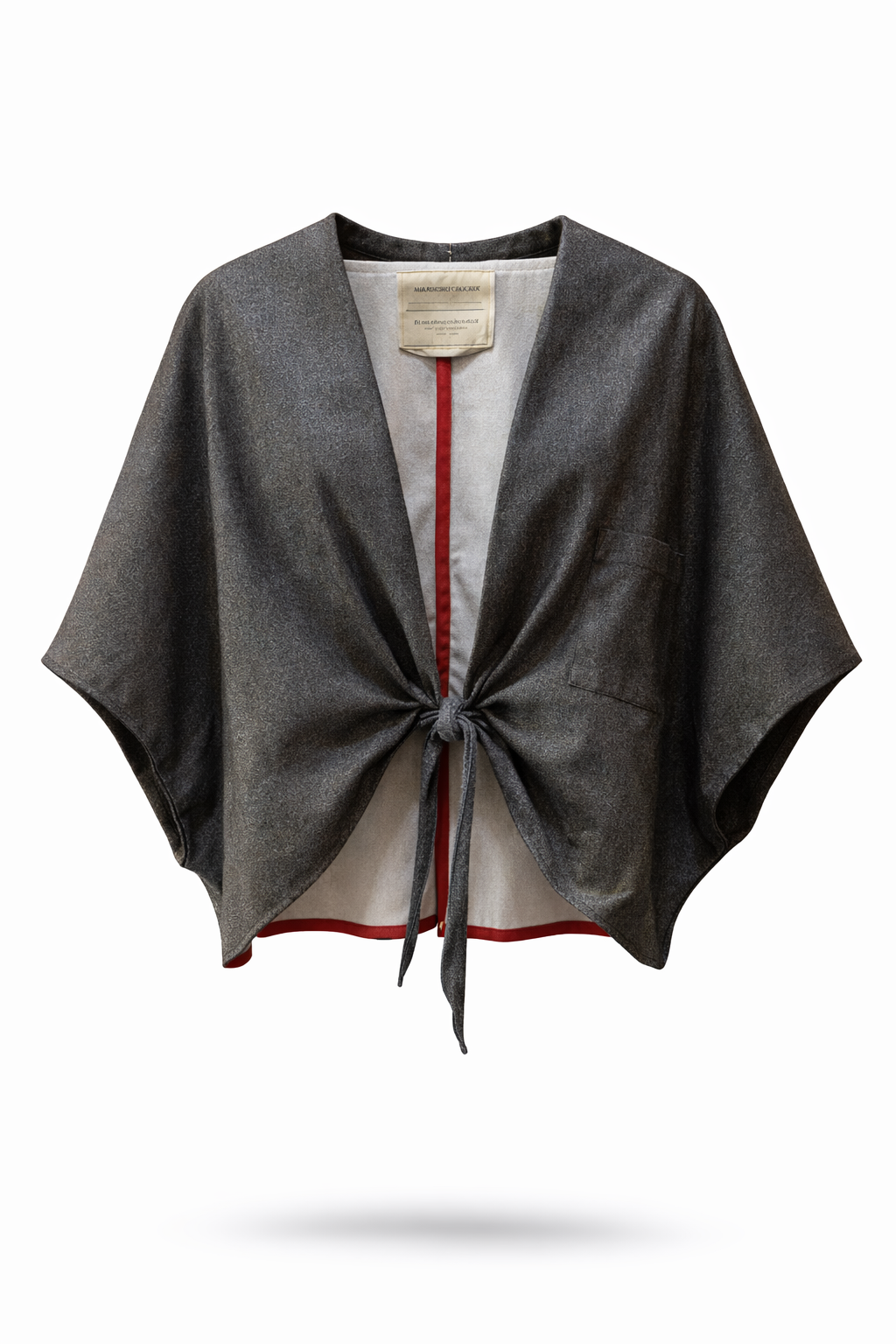 CHALECO DENIM NEGRO 1906