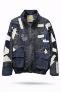 CHAQUETA DENIM PATCHWORK 1908