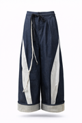 PANTALON JAPONES DENIM AZUL Y BLANCO 1903