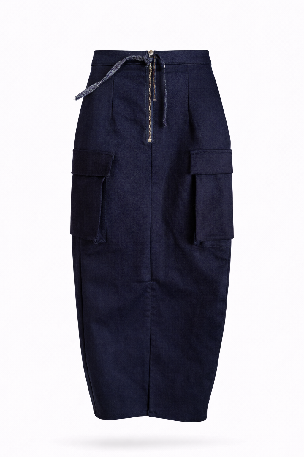 FALDA TUBO DENIM