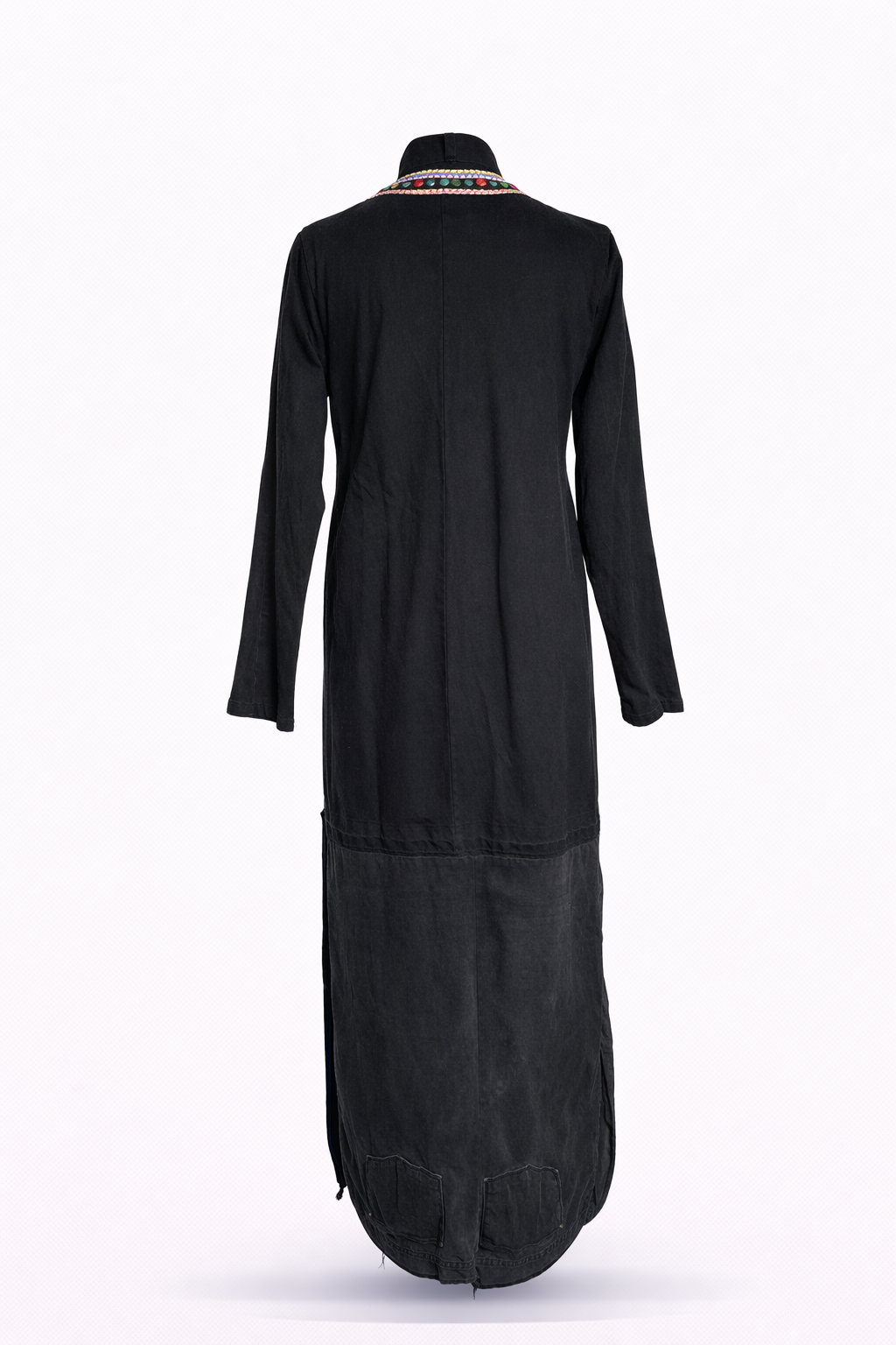 SOBRETODO BORDADO NEGRO