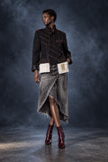 Blazer bordado en beads colores
